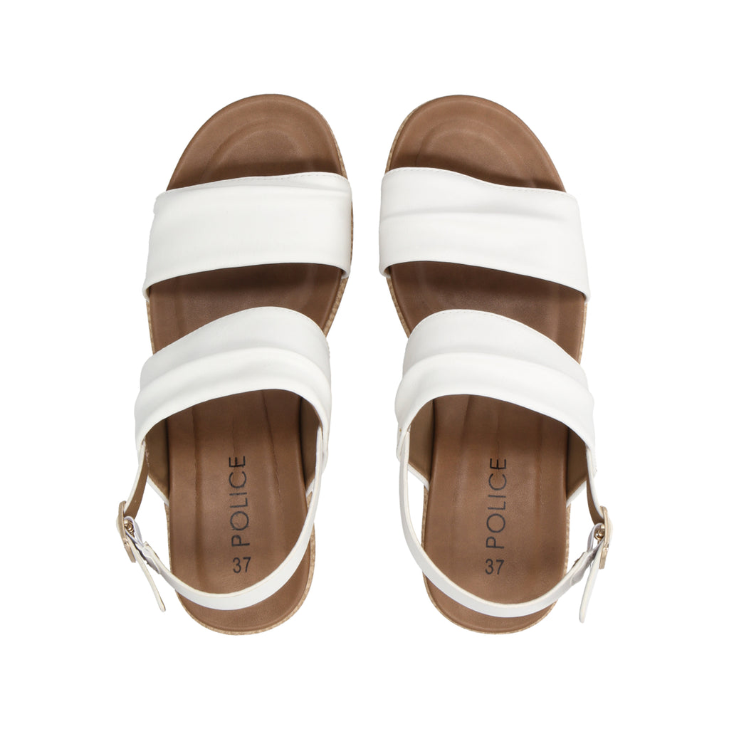 Sandalia Mujer Blanco Amber Police