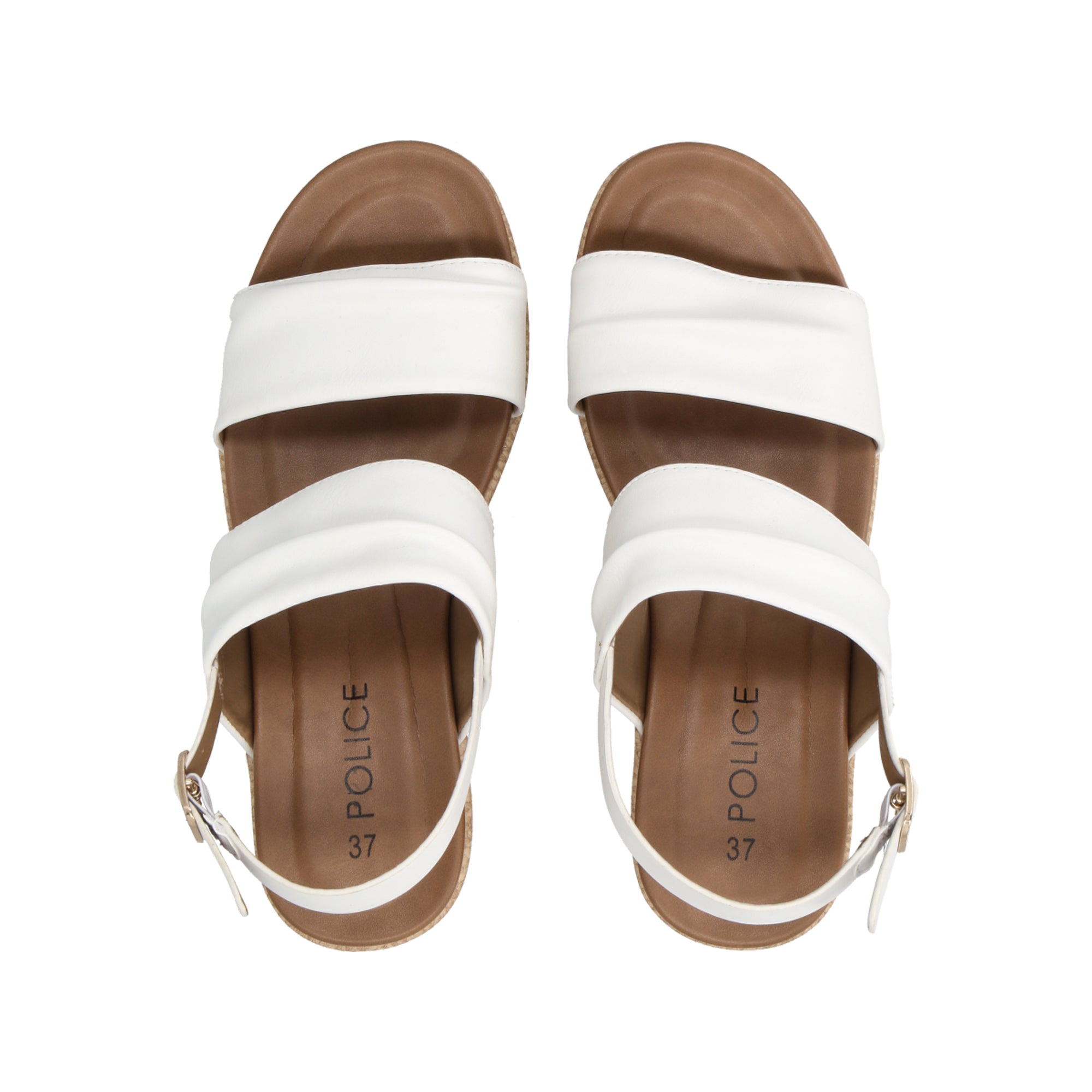 Sandalia Mujer Blanco Amber Police