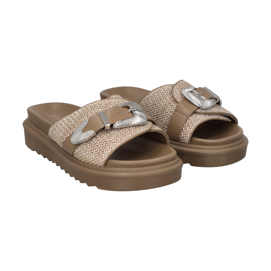 Sandalia Mujer Beige Sienna Police