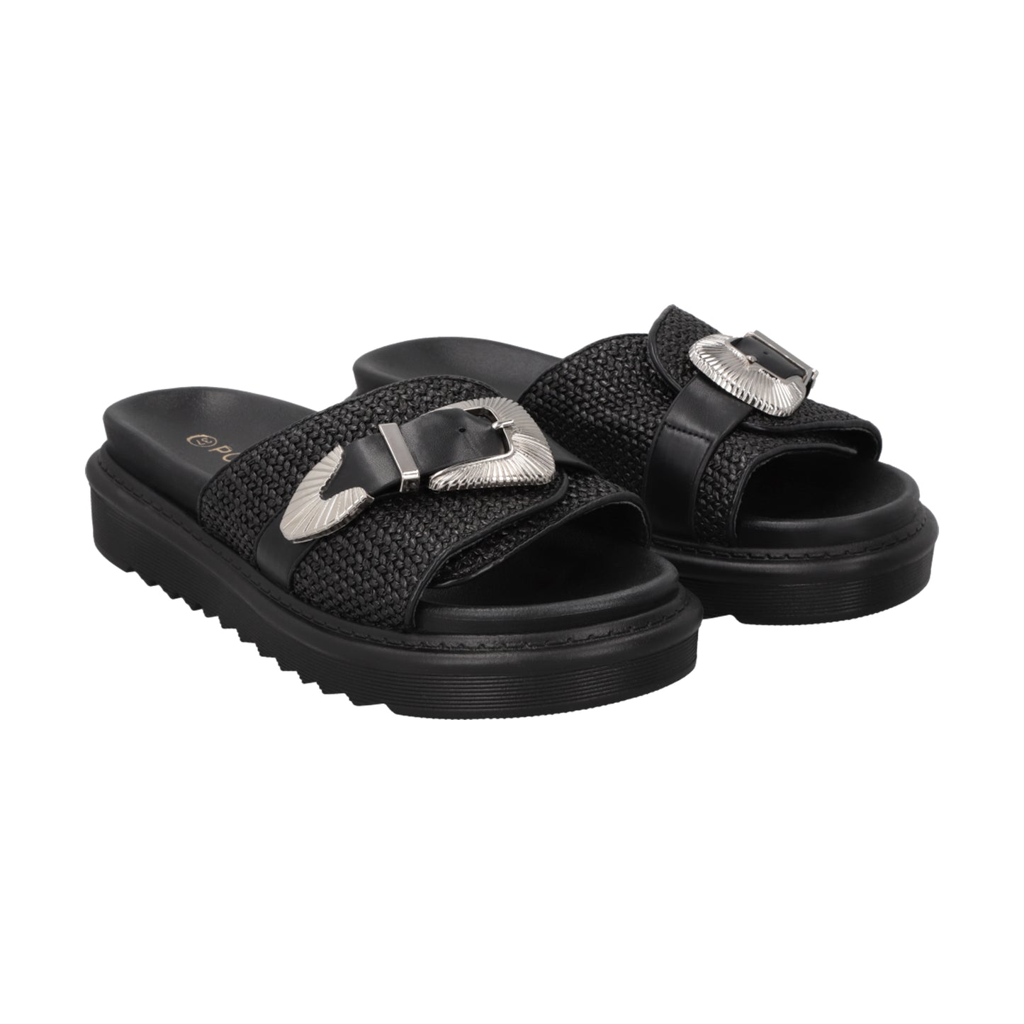 Sandalia Mujer Negro Sienna Police