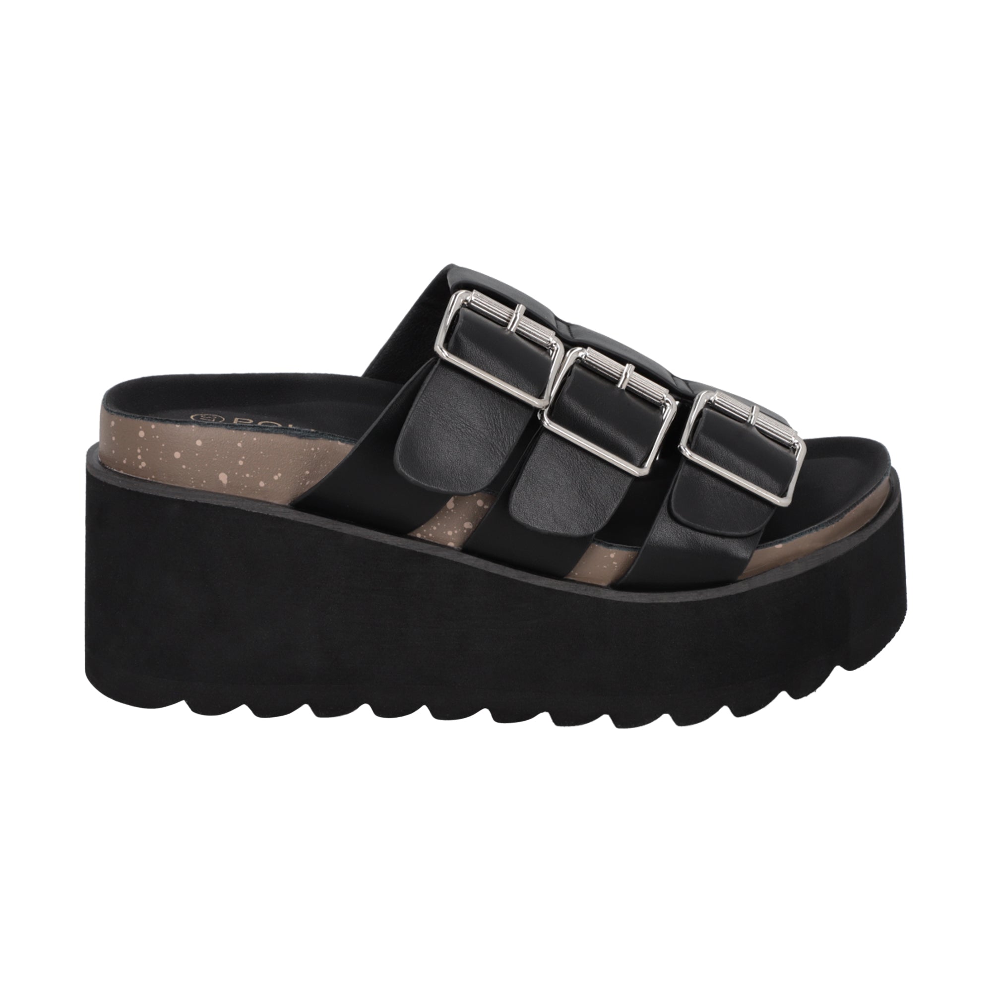 Sandalia Mujer Negro Novat Police