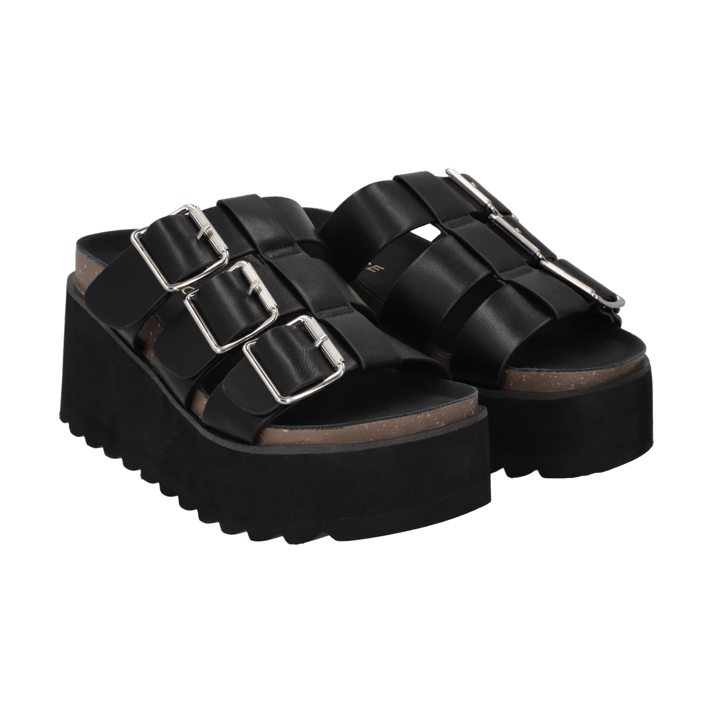 Sandalia Mujer Negro Novat Police