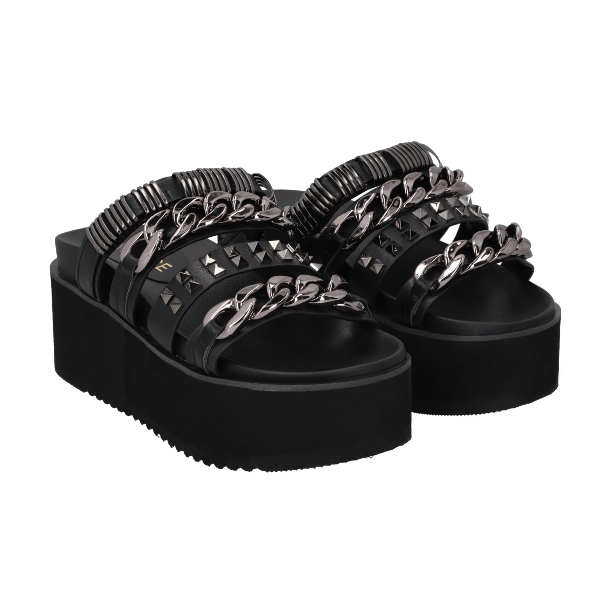 Sandalia Mujer Negro Soki Police