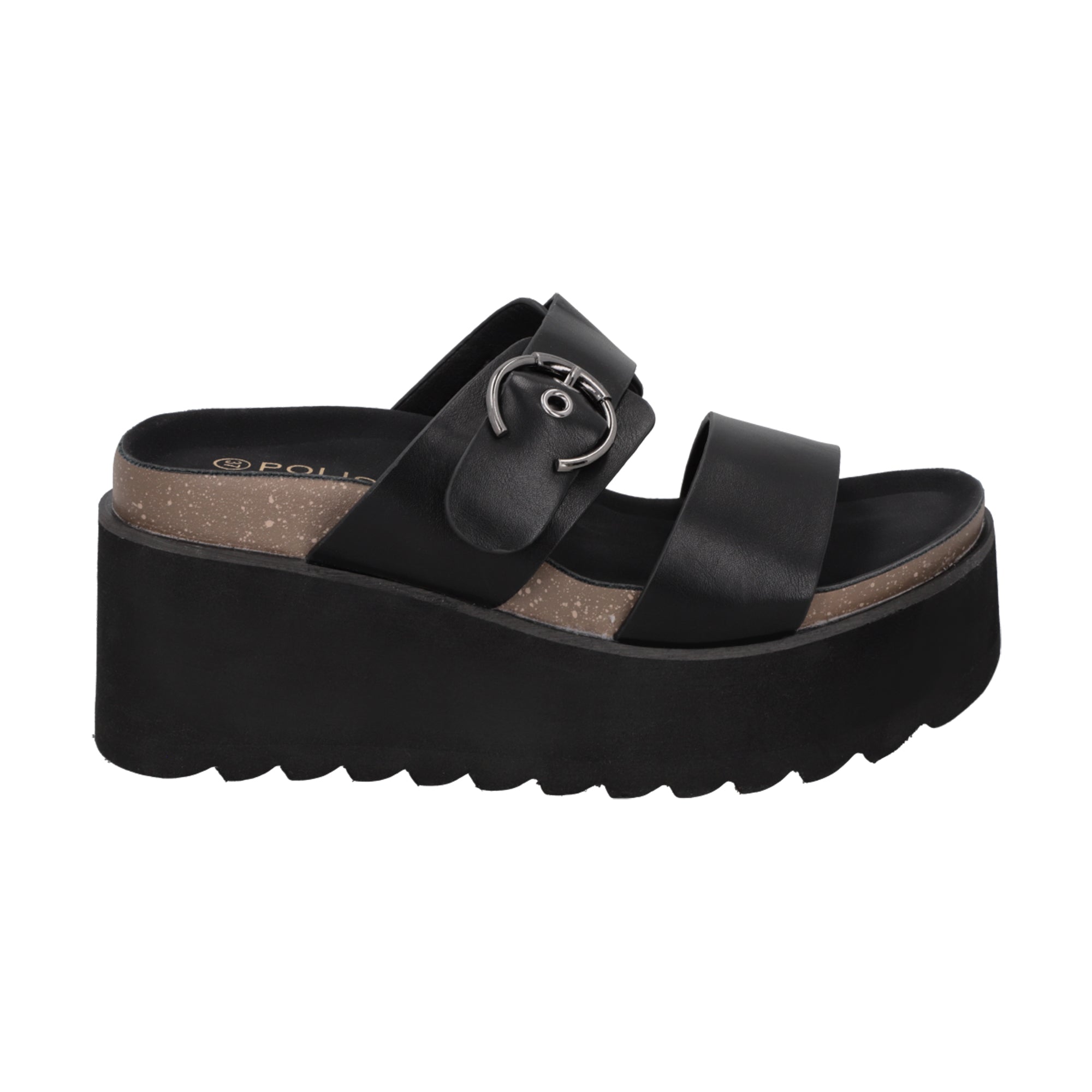 Sandalia Mujer Negro Nora Police