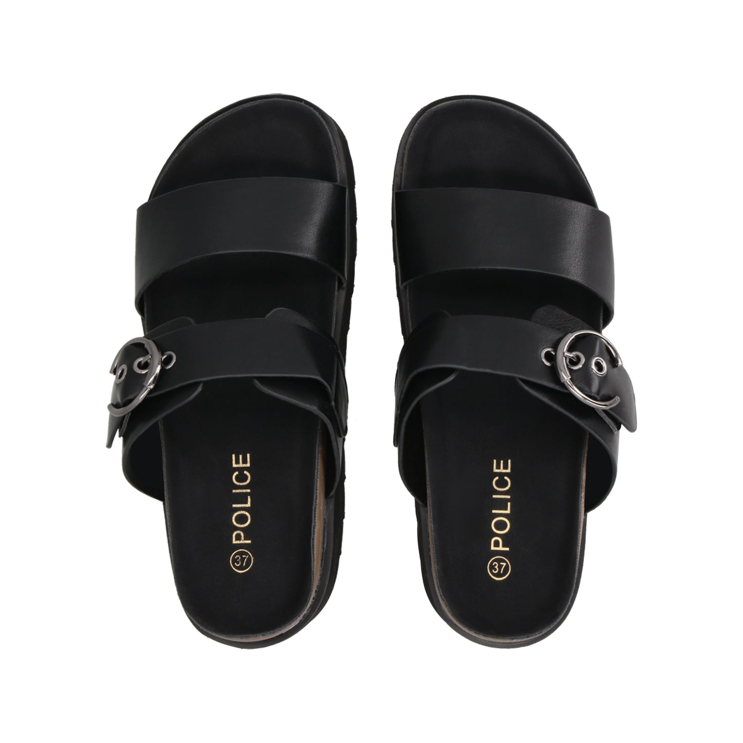 Sandalia Mujer Negro Nora Police