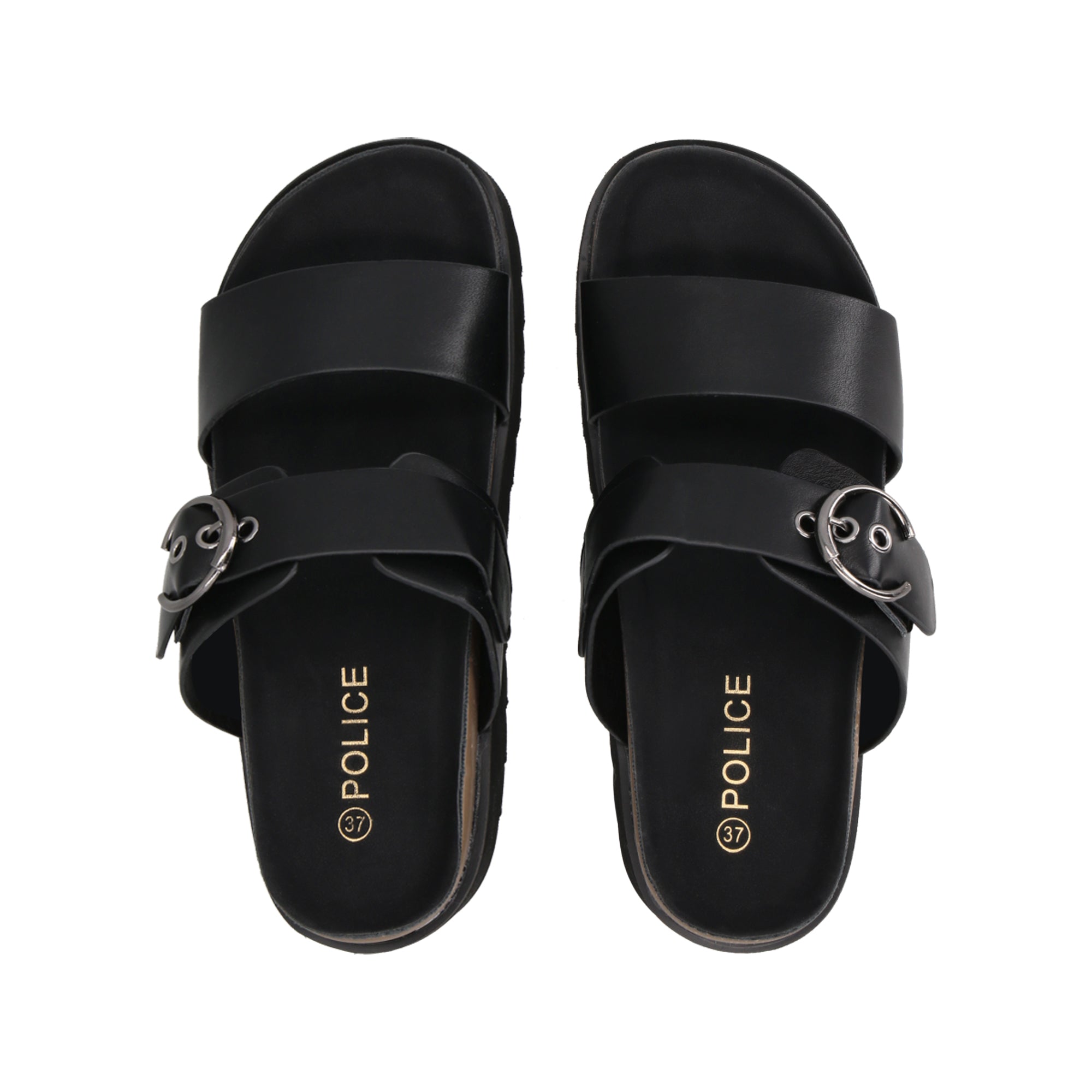 Sandalia Mujer Negro Nora Police