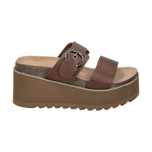 Sandalia Mujer Camel Nora Police