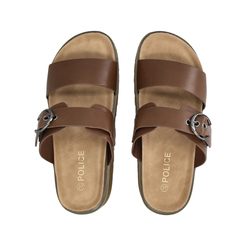 Sandalia Mujer Camel Nora Police