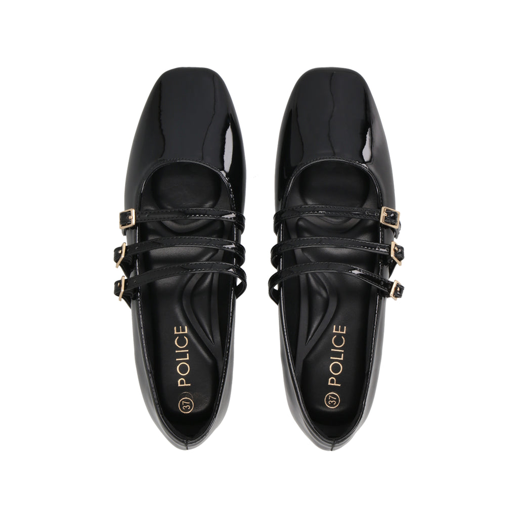 Ballerina Mary Jane Mujer Negro Nati Police