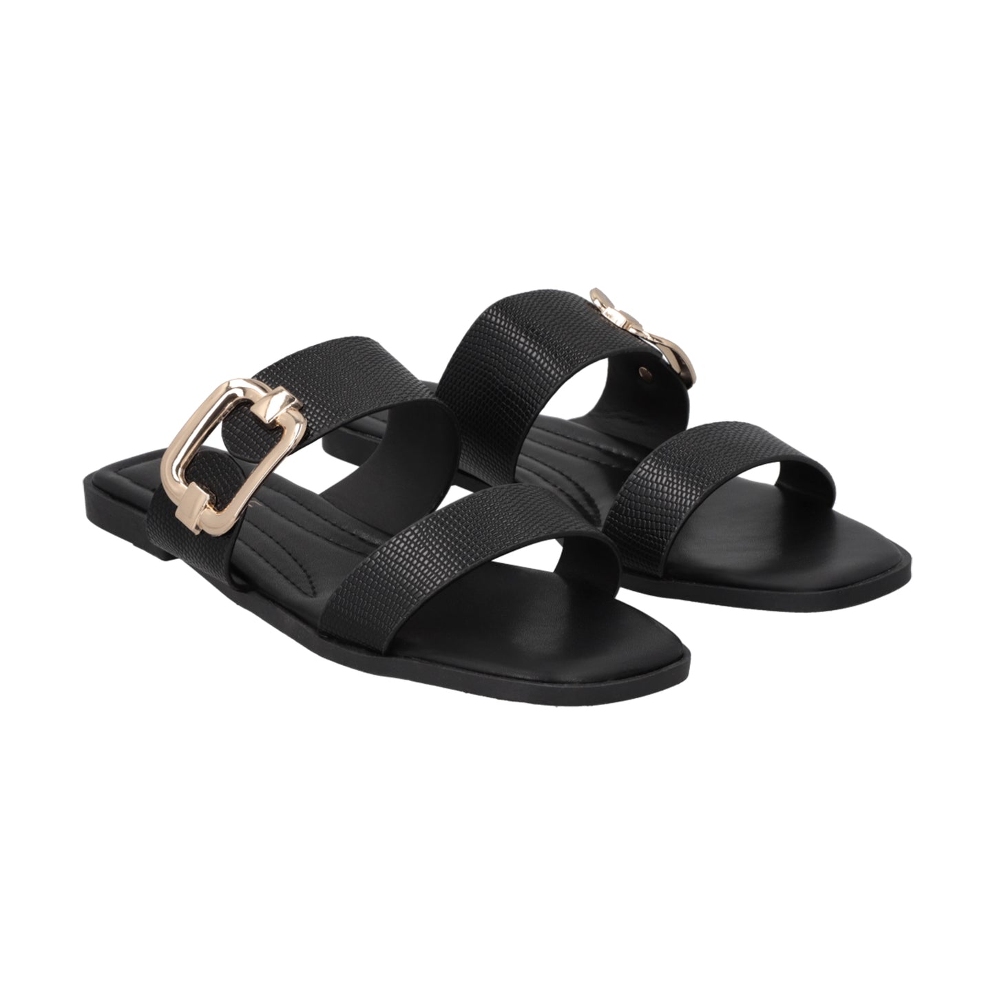 Sandalia Mujer Negro Lina Police