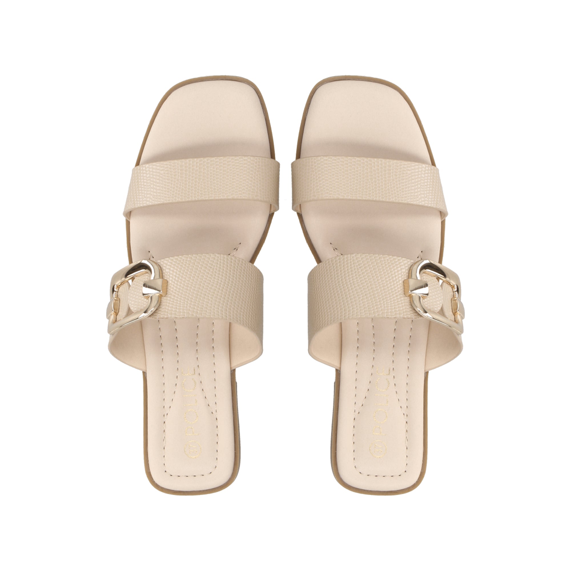 Sandalia Mujer Negro Nude Police