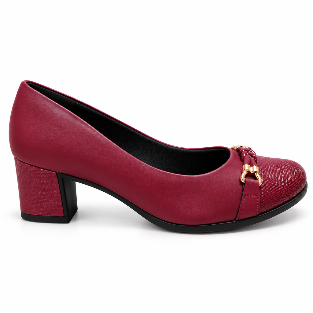 Zapato Estela Rojo/Negro